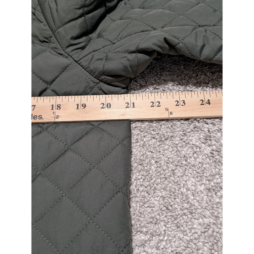 Lauren Ralph Lauren Quilted Jacket Womens M Green Litchfield Loden Barn Coat RL - Picture 7 of 12